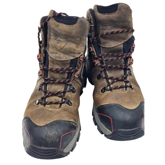 Irish Setter Boots Men 11.5 Work UltraDry Waterproof 83628 Leather Safety Hiking - Picture 9 of 16